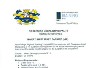 Recruitment for Mixed Farming Programme: Closing on 16-04-24